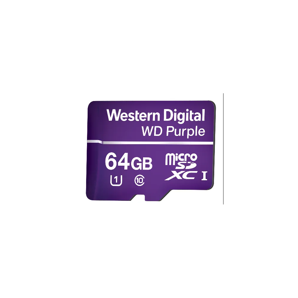 Cartão de memória microsd 64GB 32TBW Purple