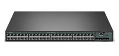 Switch Gerenciável 48 portas Gigabit PoE e 4 portas SFP+