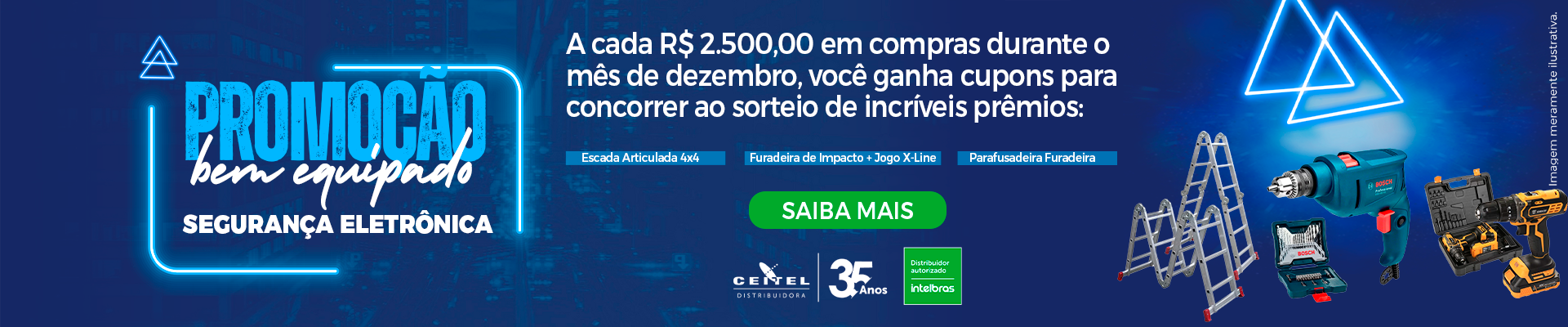 Bem equipado segurança Intelbras